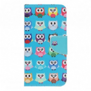 Flip Cover Xiaomi Mi 11 Lite 4G / 5G / 5G NE Flere Ugler