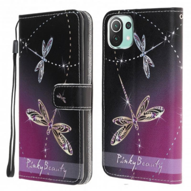 Flip Cover Xiaomi Mi 11 Lite 4G / 5G / 5G NE Guldsmede