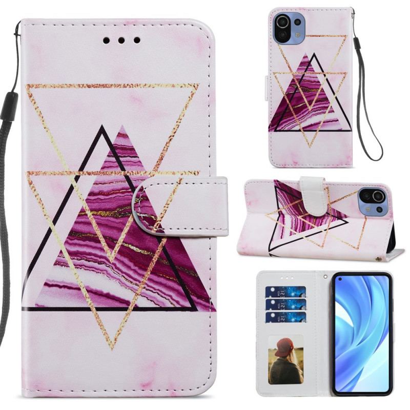 Flip Cover Xiaomi Mi 11 Lite 4G / 5G / 5G NE Intens Marmor