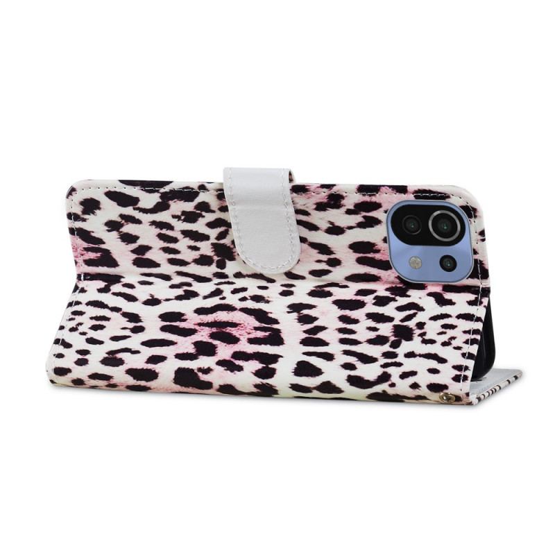 Flip Cover Xiaomi Mi 11 Lite 4G / 5G / 5G NE Leopard Print