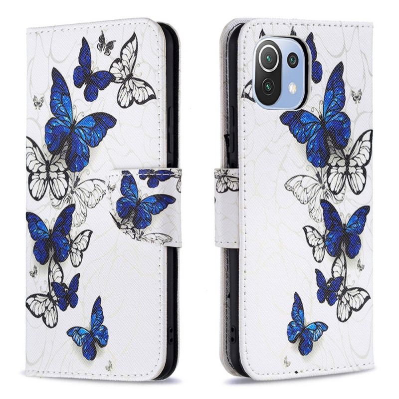 Flip Cover Xiaomi Mi 11 Lite 4G / 5G / 5G NE Sommerfugle På Flugt