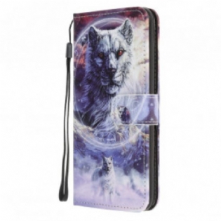 Flip Cover Xiaomi Mi 11 Lite 4G / 5G / 5G NE Ulv Om Vinteren