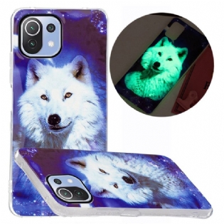 Mobilcover Xiaomi Mi 11 Lite 4G / 5G / 5G NE Fluorescerende Vildhund