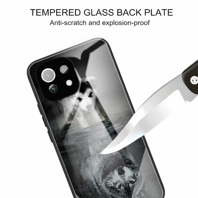 Mobilcover Xiaomi Mi 11 Lite 4G / 5G / 5G NE Puppy Dream Hærdet Glas