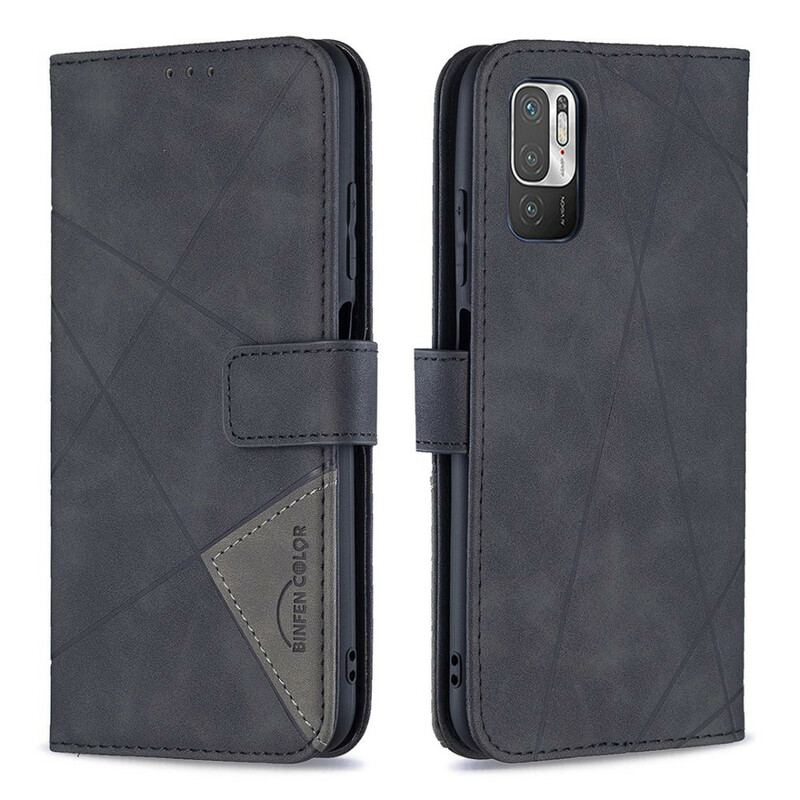 Flip Cover Poco M3 Pro 5G Binfen Farvetrekanter