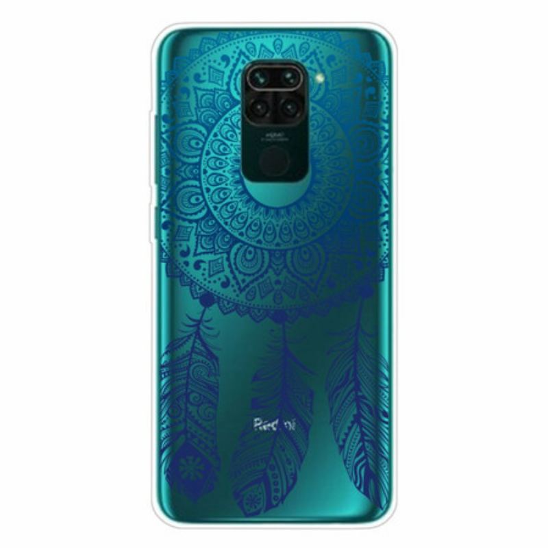 Cover Xiaomi Redmi Note 9 Mandala Med Enkelt Blomst