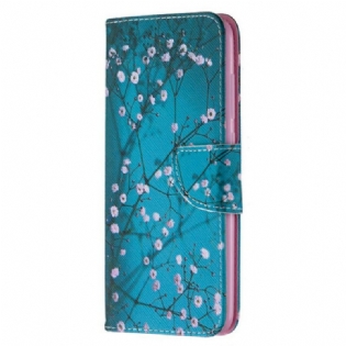 Flip Cover Xiaomi Redmi Note 9 Blomstrende Træ
