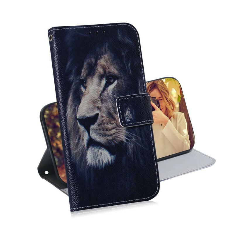 Flip Cover Xiaomi Redmi Note 9 Drømme-løve