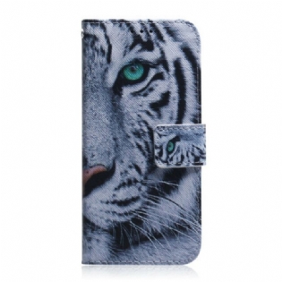 Flip Cover Xiaomi Redmi Note 9 Tiger Ansigt