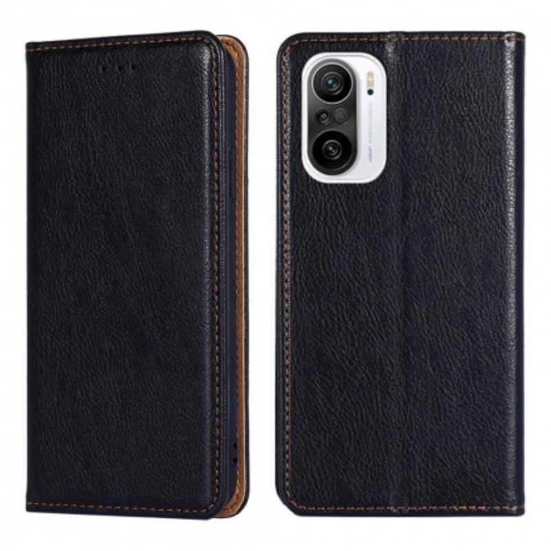 Cover Poco F3 Flip Cover Ren Farve