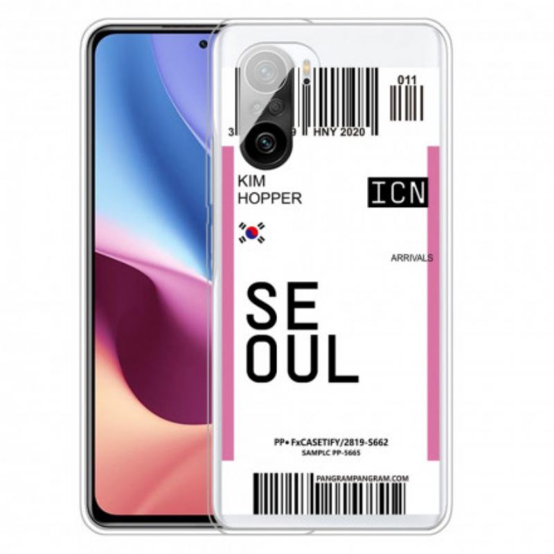 Cover Poco F3 Seoul Boardingkort