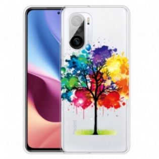 Cover Poco F3 Sømløst Akvareltræ
