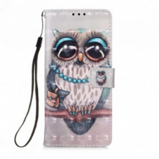 Flip Cover Poco F3 Frøken Ugle