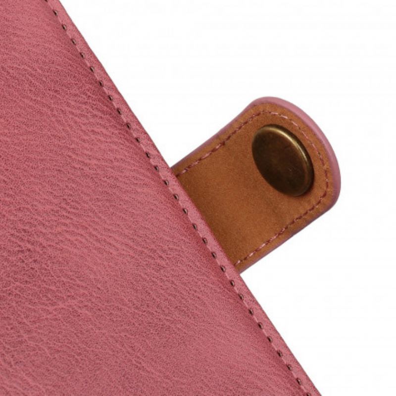 Flip Cover Poco F3 Imiteret Læder Retro Khazneh