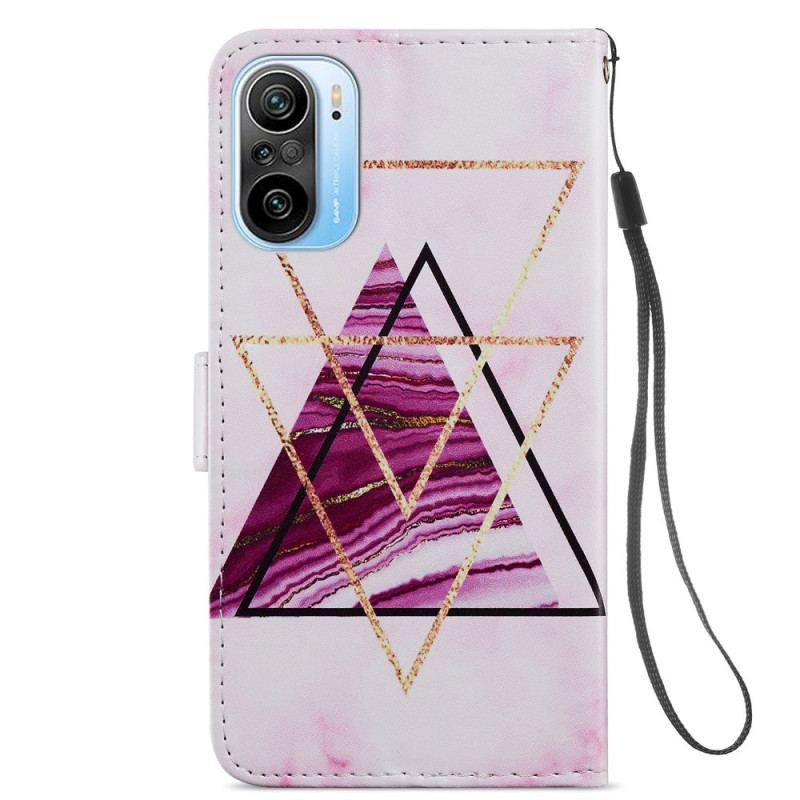 Flip Cover Poco F3 Intens Marmor