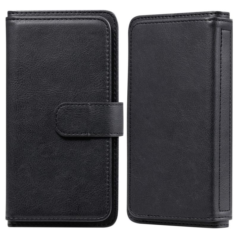 Flip Cover Poco F3 Multifunktions 10 Kortholder