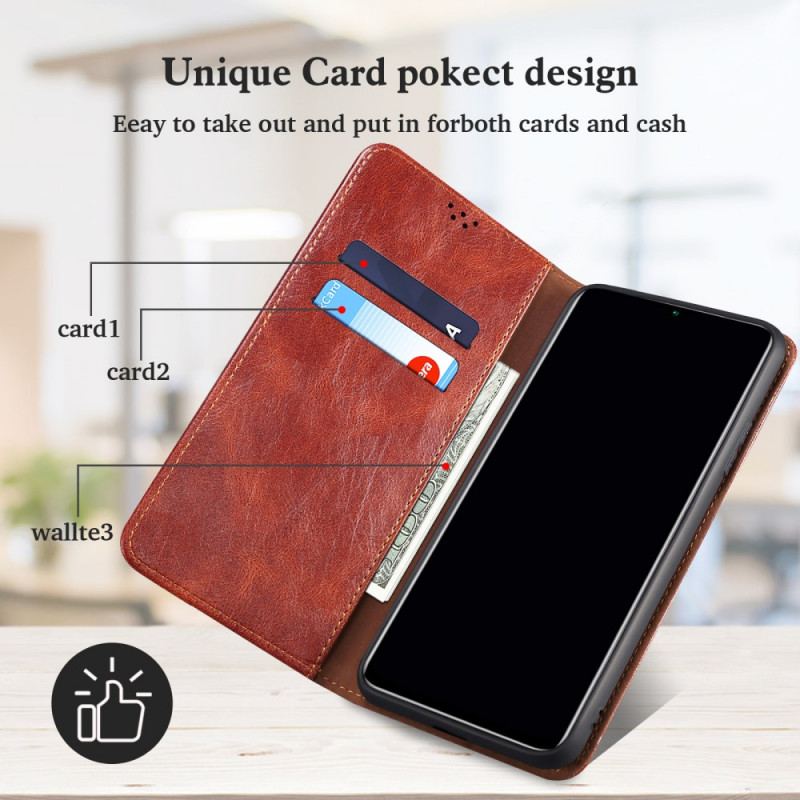 Cover Google Pixel 6 Pro Flip Cover Voksbehandlet Kunstlæder