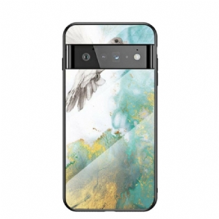 Cover Google Pixel 6 Pro Marmor Hærdet Glas
