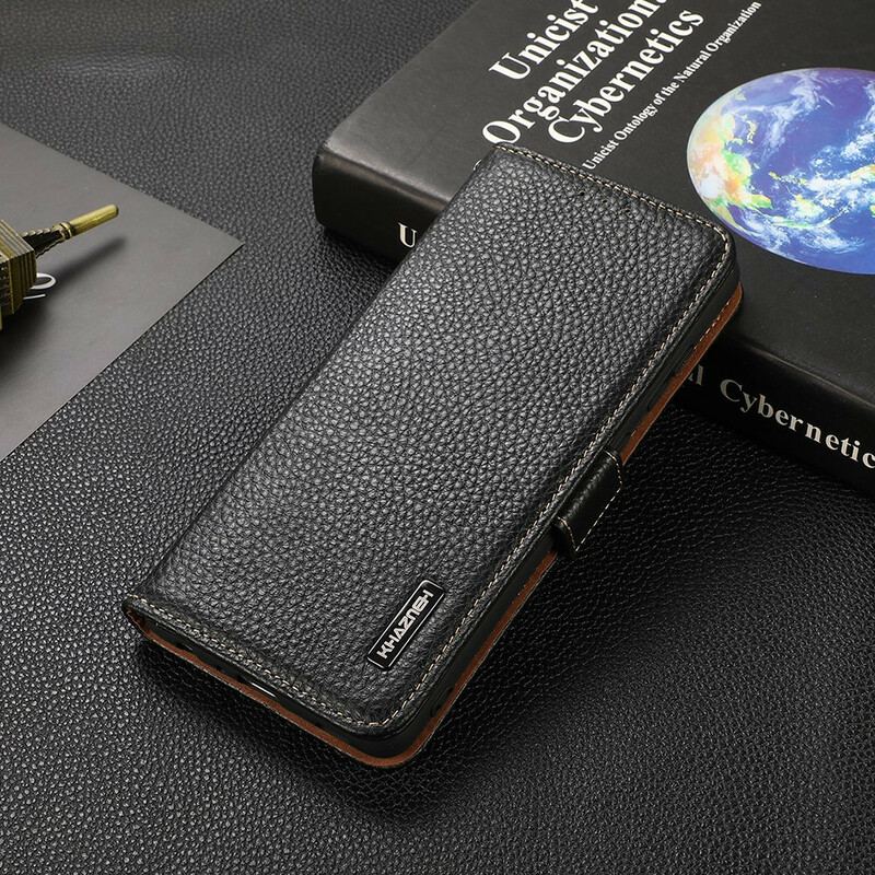 Flip Cover Google Pixel 6 Pro Khazneh Litchi Læder