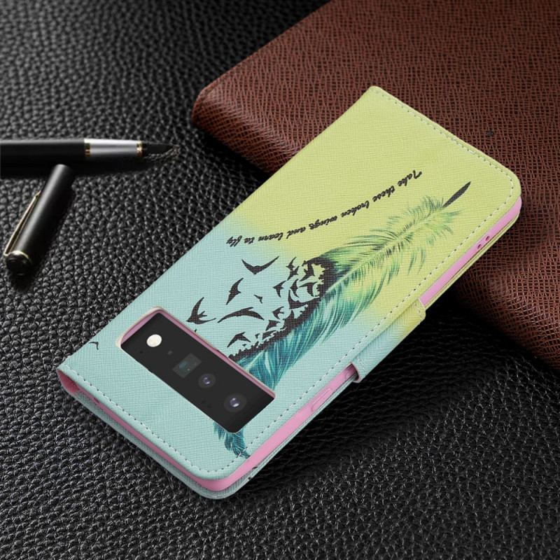 Flip Cover Google Pixel 6 Pro Lære At Flyve
