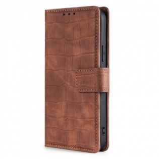 Flip Cover Google Pixel 6 Pro Skin-touch Krokodille