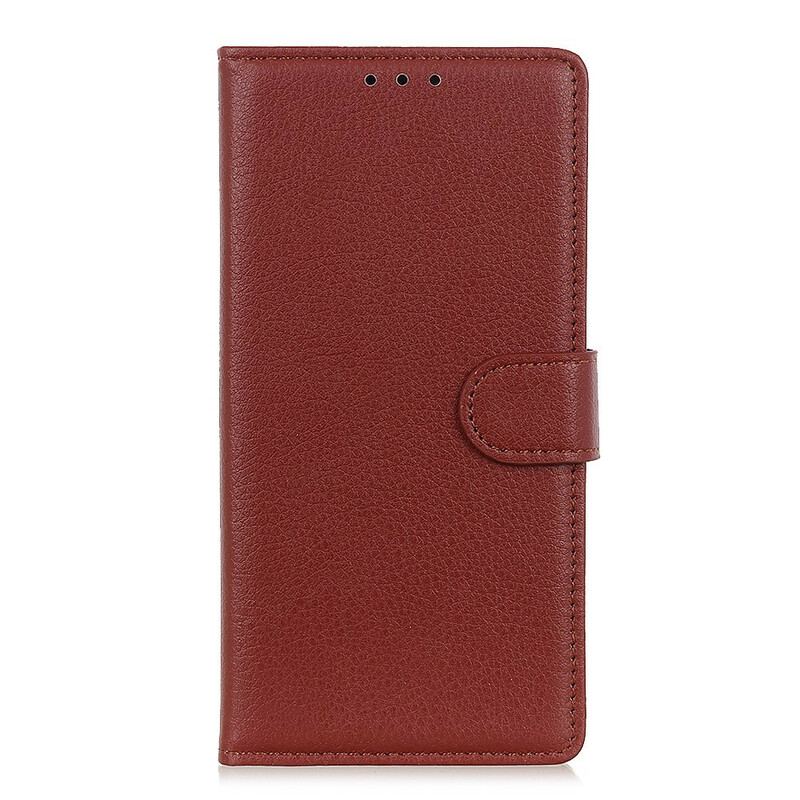Flip Cover Google Pixel 6 Pro Traditionelt Litchi