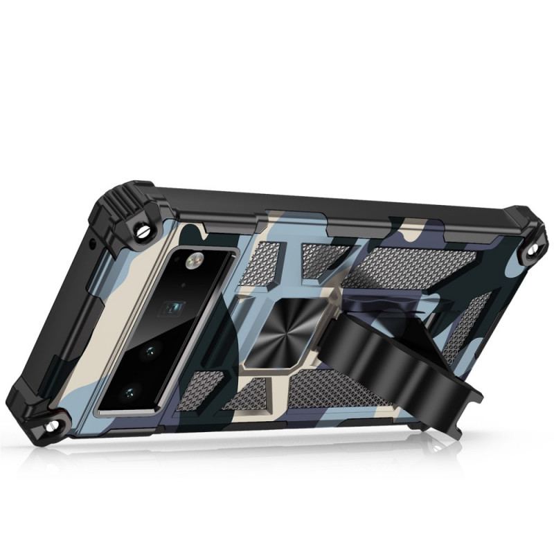 Mobilcover Google Pixel 6 Pro Camouflage Aftagelig Støtte