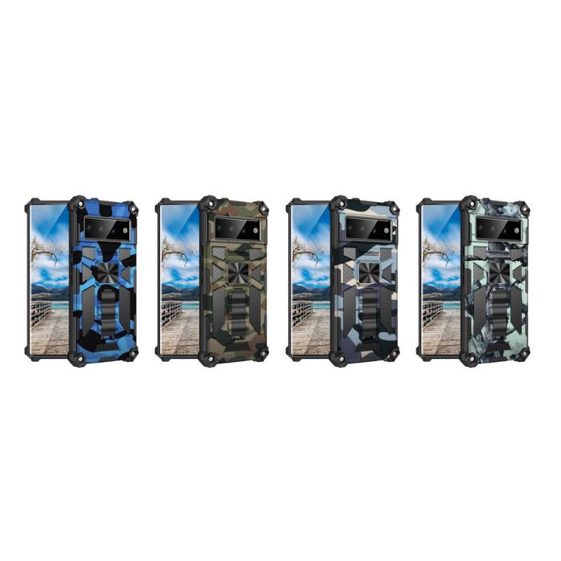 Mobilcover Google Pixel 6 Pro Camouflage Aftagelig Støtte