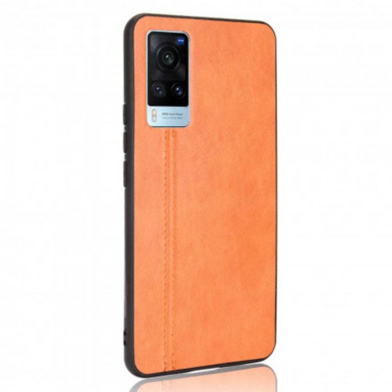 Cover Vivo X60 Couture Lædereffekt