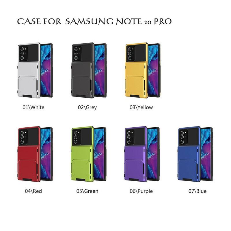Cover Samsung Galaxy Note 20 Ultra Fældekortholder Og Stativ