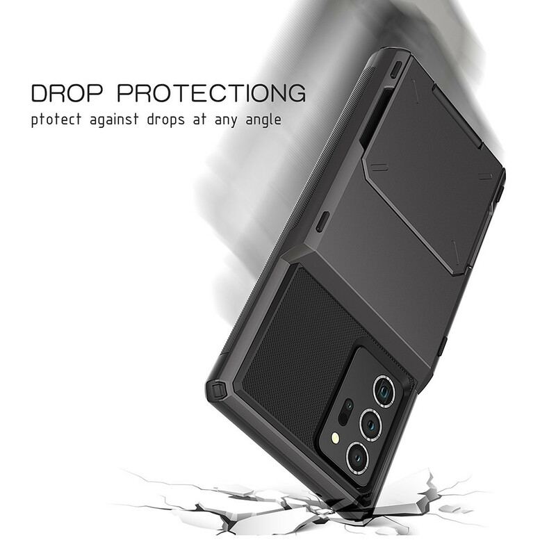 Cover Samsung Galaxy Note 20 Ultra Fældekortholder Og Stativ