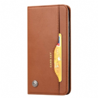 Cover Samsung Galaxy Note 20 Ultra Flip Cover Kortholder I Imiteret Læder