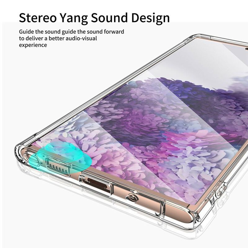 Cover Samsung Galaxy Note 20 Ultra Gennemsigtige Leeu-puder