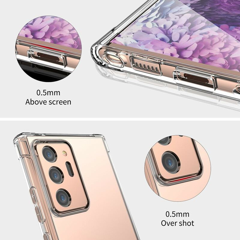 Cover Samsung Galaxy Note 20 Ultra Gennemsigtige Leeu-puder