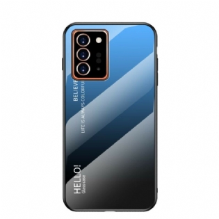 Cover Samsung Galaxy Note 20 Ultra Hærdet Glas Hej