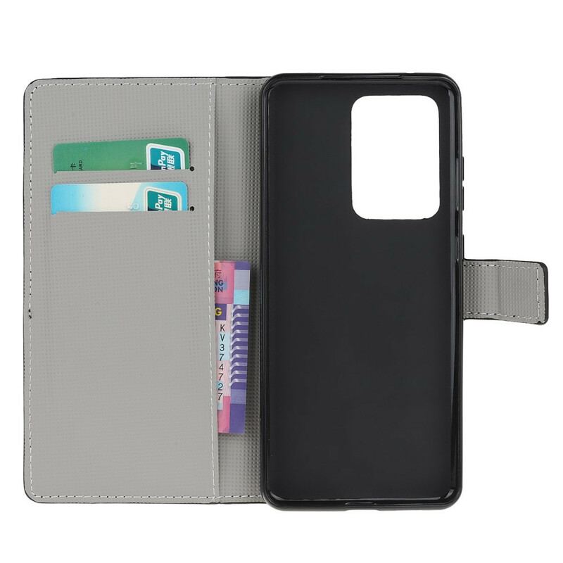 Flip Cover Samsung Galaxy Note 20 Ultra Intense Sommerfugle