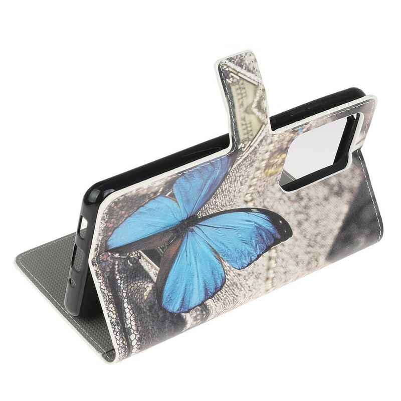 Flip Cover Samsung Galaxy Note 20 Ultra Intense Sommerfugle