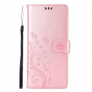 Læder Cover Samsung Galaxy Note 20 Ultra Sommerfugle I Vinden
