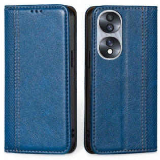 Cover Honor 70 Flip Cover Litchi Lædersøm