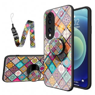 Mobilcover Honor 70 Patchwork