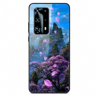 Cover Huawei P40 Fantasy Landskab Hærdet Glas