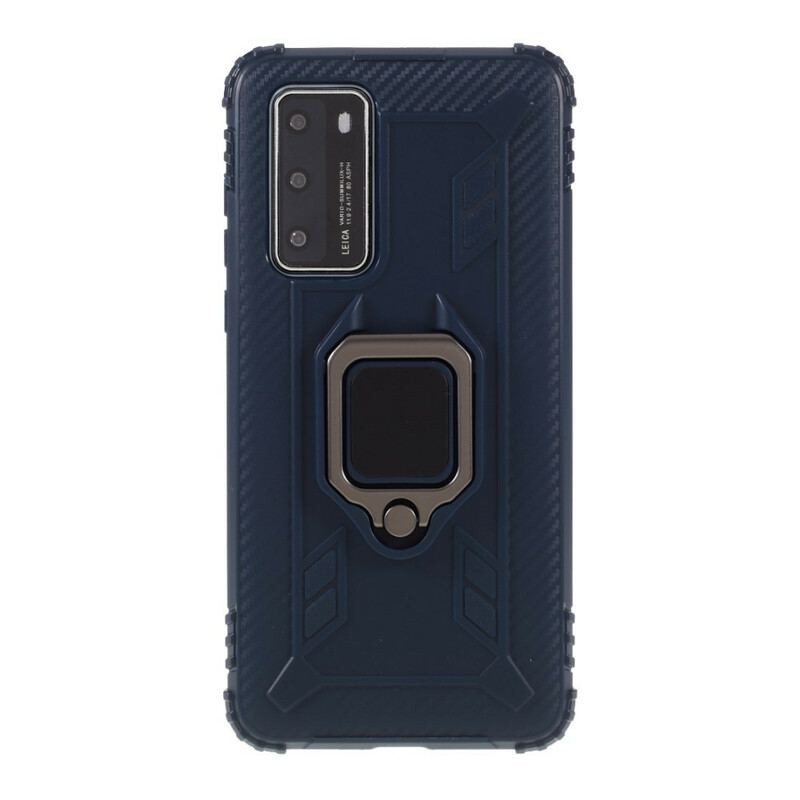 Cover Huawei P40 Ring Og Kulfiber
