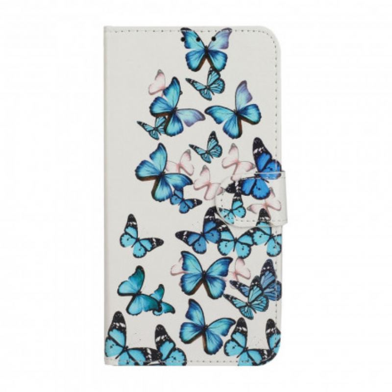 Læder Cover Huawei P40 Ekstrem Blomstret