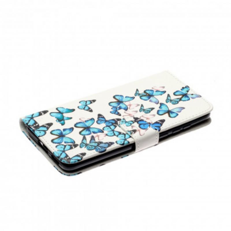 Læder Cover Huawei P40 Ekstrem Blomstret