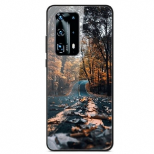 Mobilcover Huawei P40 Hærdet Glas Route Du Bonheur