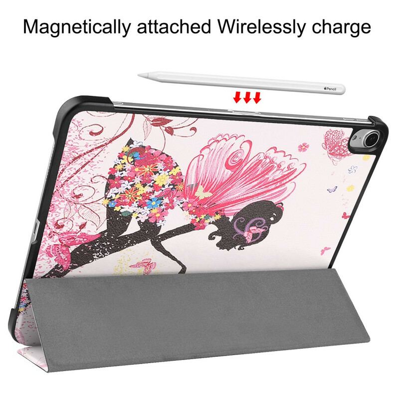Cover iPad Air (2022) (2020) Floral Fairy Imiteret Læder