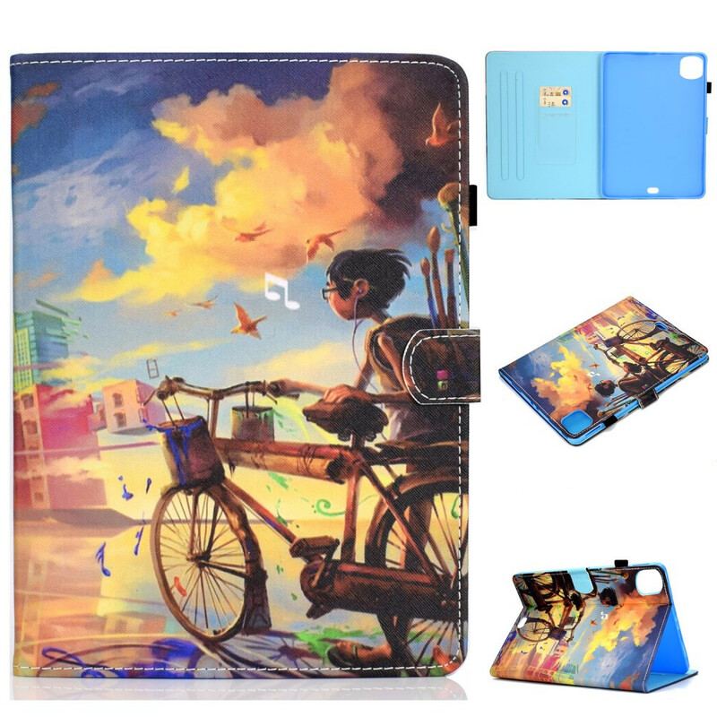 Flip Cover iPad Air (2022) (2020) Cykel Kunst