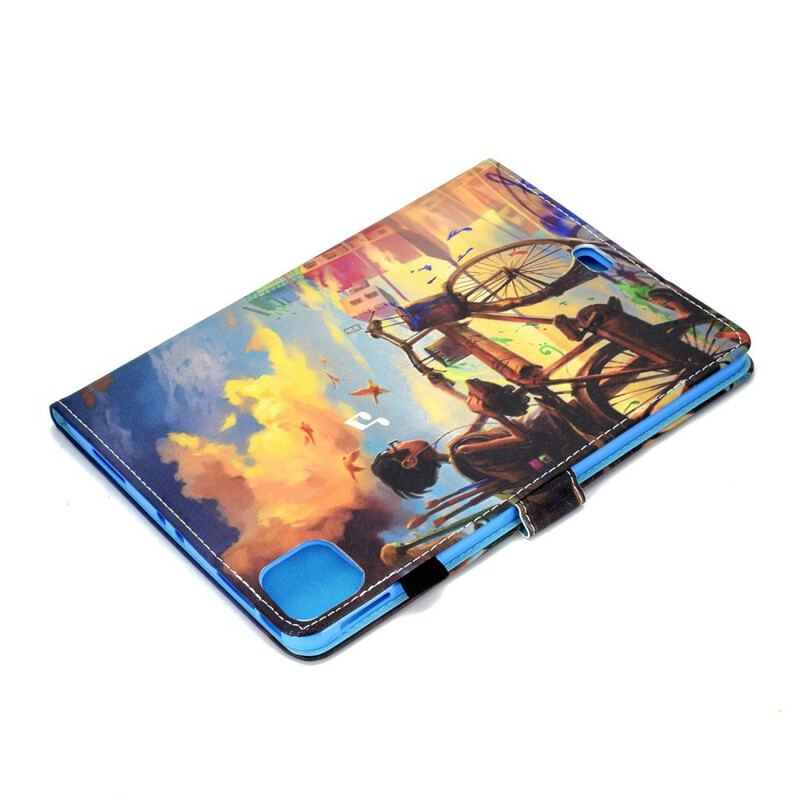 Flip Cover iPad Air (2022) (2020) Cykel Kunst