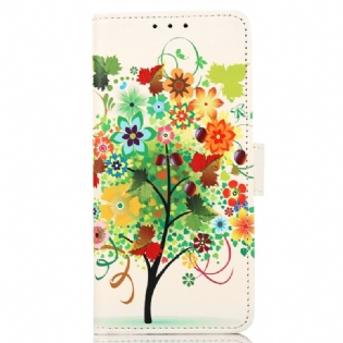 Flip Cover OnePlus Nord CE 3 Lite 5G Farverigt Træ