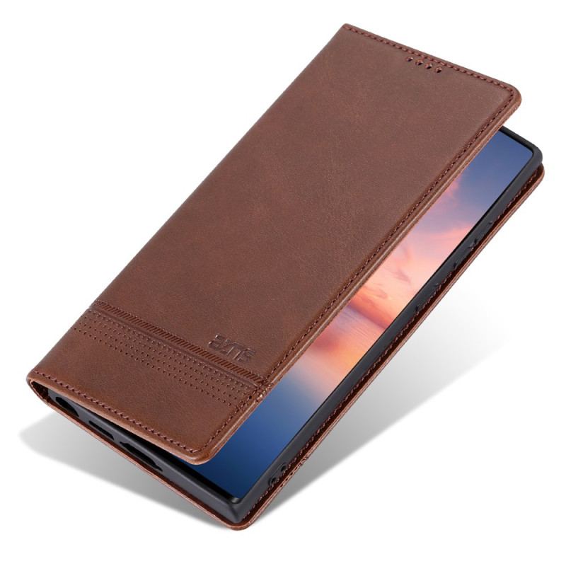 Læder Cover Samsung Galaxy S24 Ultra 5g Telefon Etui Azns